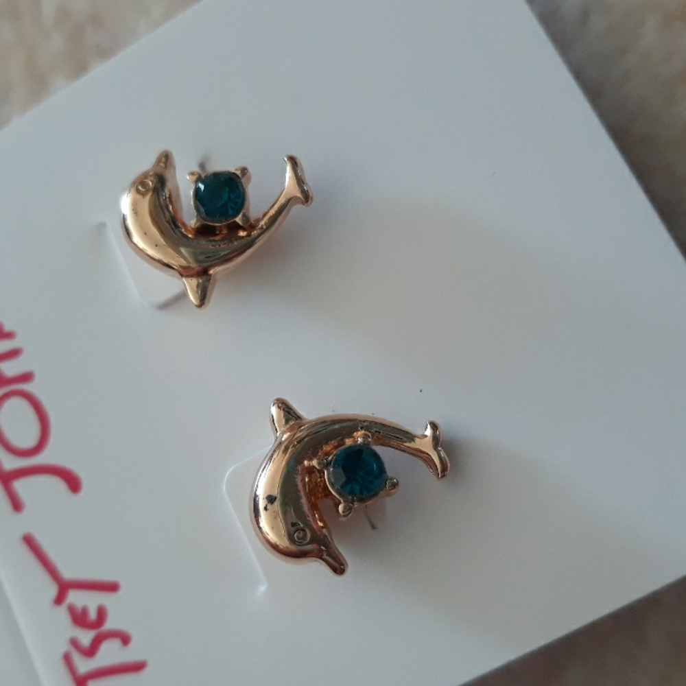 3x*Host Pick*Betsey Johnson dolphin earrings - Picture 4 of 11
